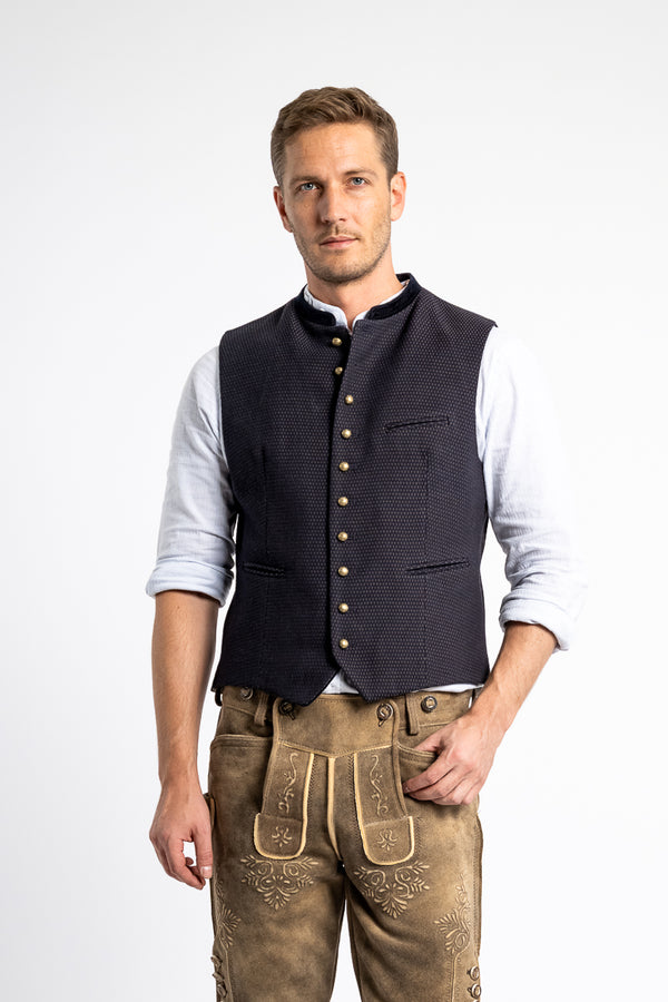 Gottseidank Trachtenweste Konstantin A005391 marine