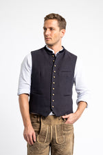 Gottseidank Trachten Waistcoat Konstantin Navy