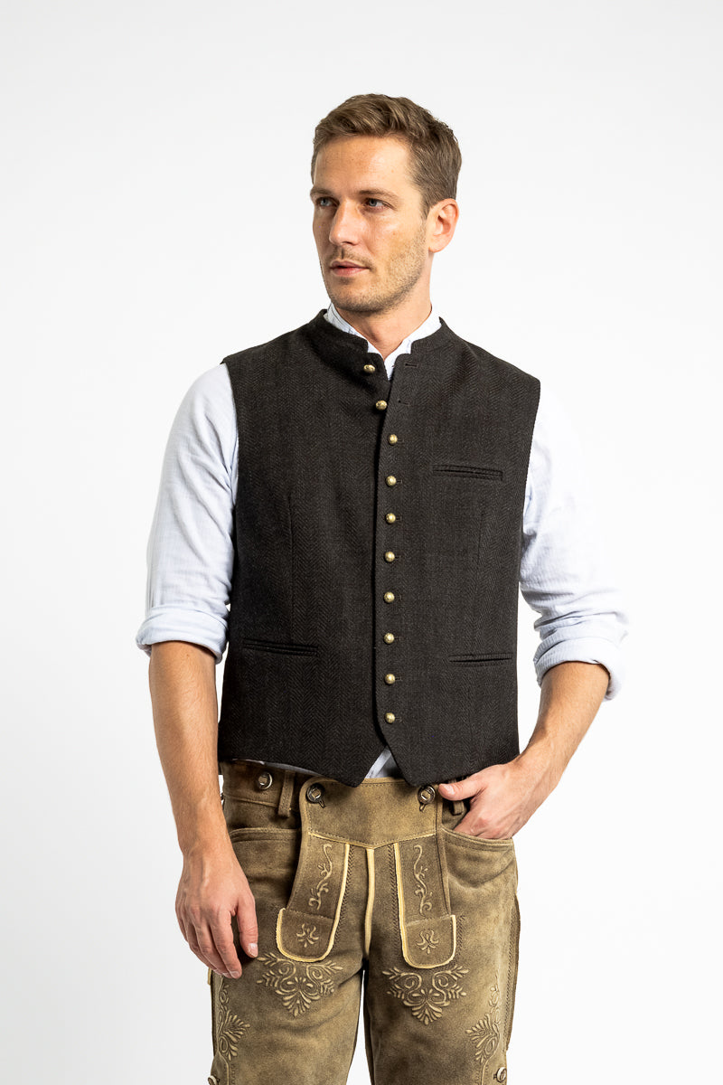 Gottseidank Trachtenweste Konstantin A005677 rosmarin