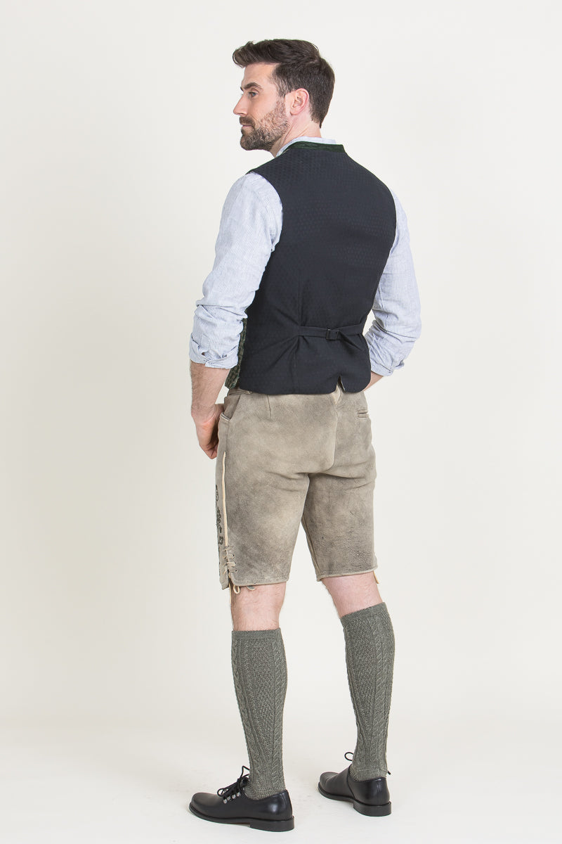 Gottseidank Trachtenweste Konstantin fichte Getragen | Gottseidank traditional vest Konstantin spruce worn