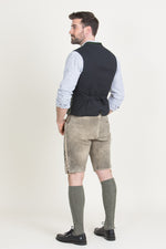 Gottseidank Trachtenweste Konstantin fichte Getragen | Gottseidank traditional vest Konstantin spruce worn