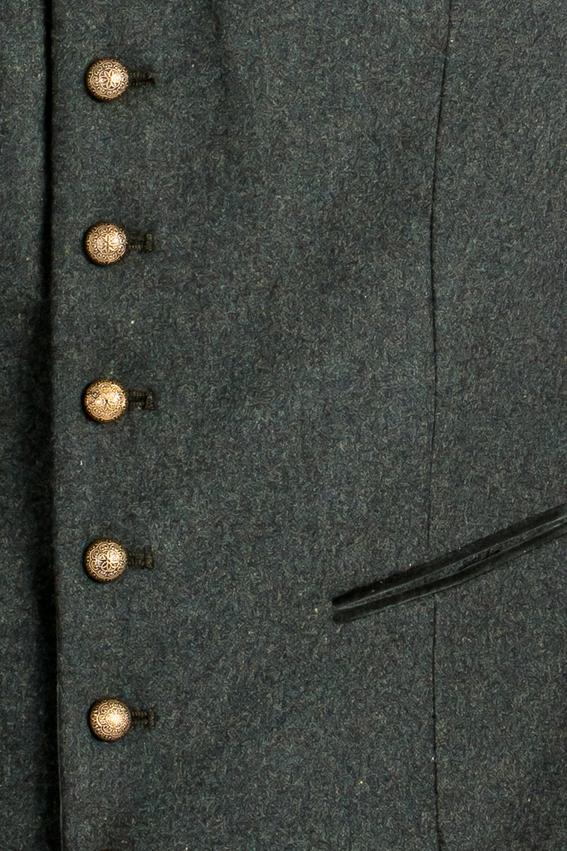 Gottseidank Trachtenweste Konstantin tanne Getragen | Gottseidank Konstantin Fir green worn