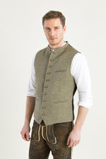 Gottseidank Trachtenweste Konstantin Safari Getragen | Gottseidank Mens Waistcoat Konstantin Safari worn