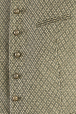 Gottseidank Trachtenweste Konstantin Safari Detail | Gottseidank Mens Waistcoat Konstantin Safari detail