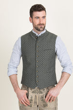 Gottseidank Trachtenweste Konstantin thymian Detail | Gottseidank traditional vest Konstantin thyme detail