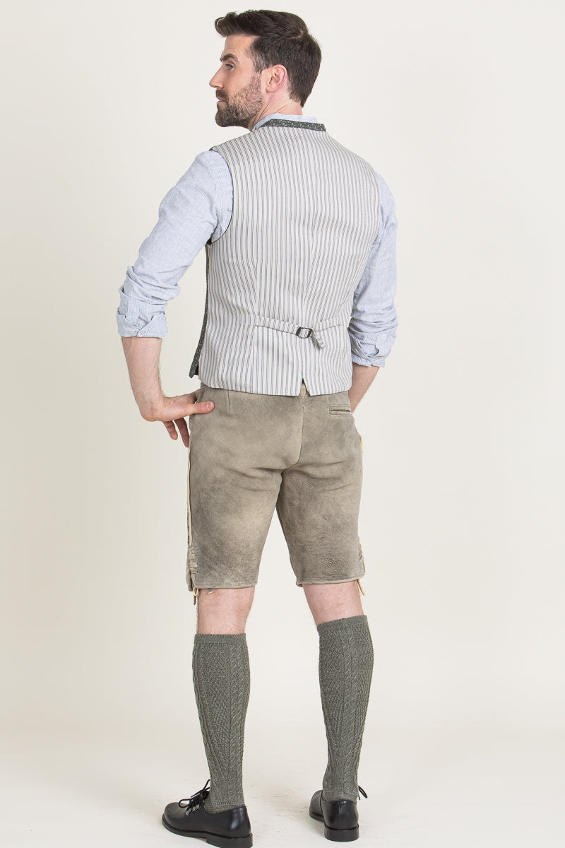 Gottseidank Trachtenweste Konstantin thymian Getragen | Gottseidank traditional vest Konstantin thyme worn