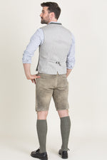 Gottseidank Trachtenweste Konstantin thymian Getragen | Gottseidank traditional vest Konstantin thyme worn