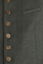 Grasegger Trachtenweste Vittorio grün Detail | Grasegger waistcoat Vittorio green detail