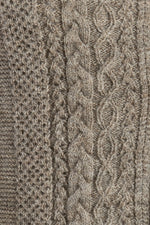 Grasegger Trachtenstrickjacke Herren Hellbeige Detail | Grasegger Men's Traditional Knit Jacket Light beige detail