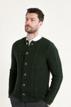 Grasegger Strickjanker Tanne Zopfmuster Vorderansicht | Grasegger Knit Jacket Tanne cable knit front view