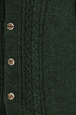 Grasegger Strickjanker Tanne Zopfmuster Detail | Grasegger Knit Jacket Tanne cable knit detail