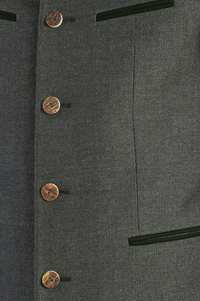 Grasegger Trachtenjanker Pankratz grün Getragen | Grasegger traditional jacket Pankratz green worn