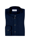 Grasegger Trachtenhemd Kissing dunkelblau Vorderansicht | Grasegger Bavarian shirt Kissing dark blue front view