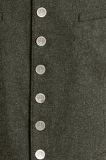 Grasegger Lodenweste Vittorio grün Detail | Grasegger loden waistcoat Vittorio green detail