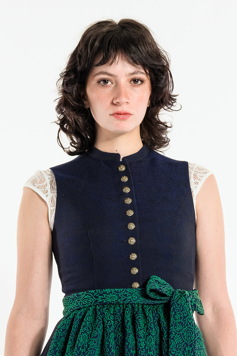 Hammerschmid Spitzen-Dirndlbluse Alina ärmellos ecru Detail | Hammerschmid Lace Dirndl Blouse Alina Sleeveless Ecru detail