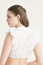 Hammerschmid Dirndlbluse Eveline weiß Rückansicht | Hammerschmid dirndl blouse Eveline white back view