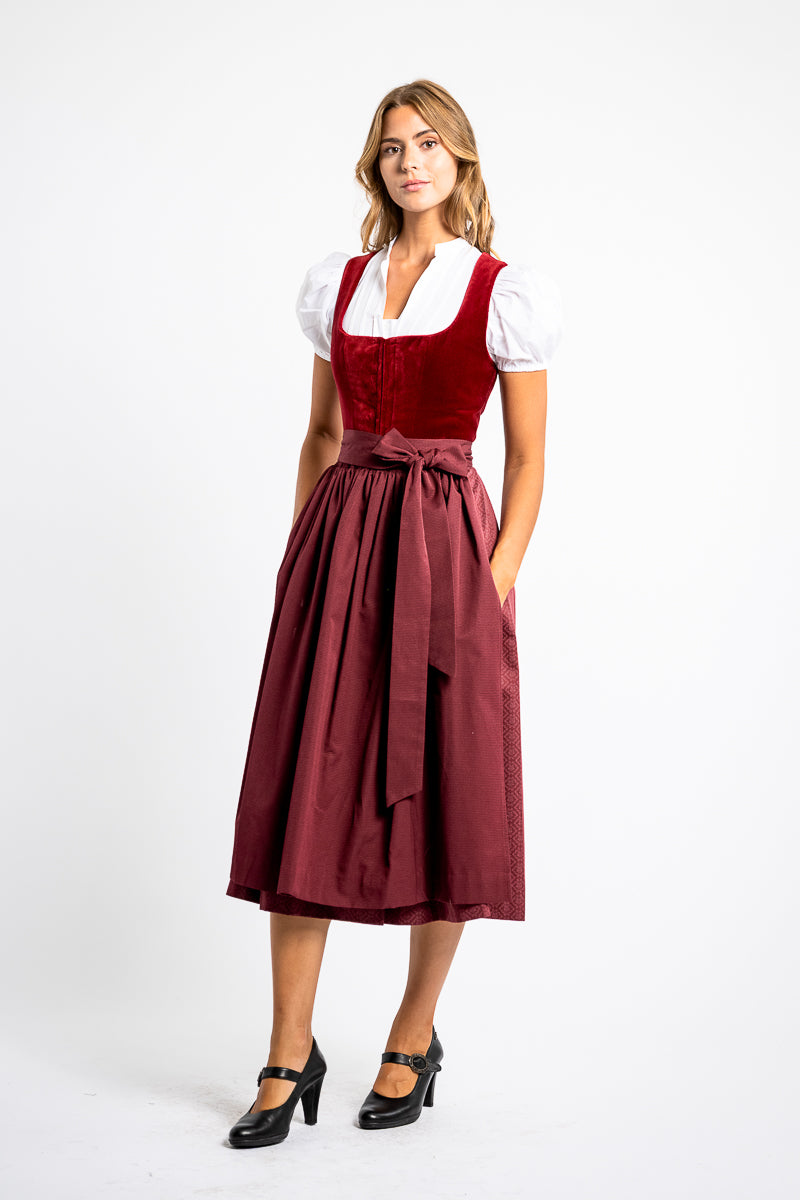 Hammerschmid Samtdirndl Plattensee 2007-29 rot