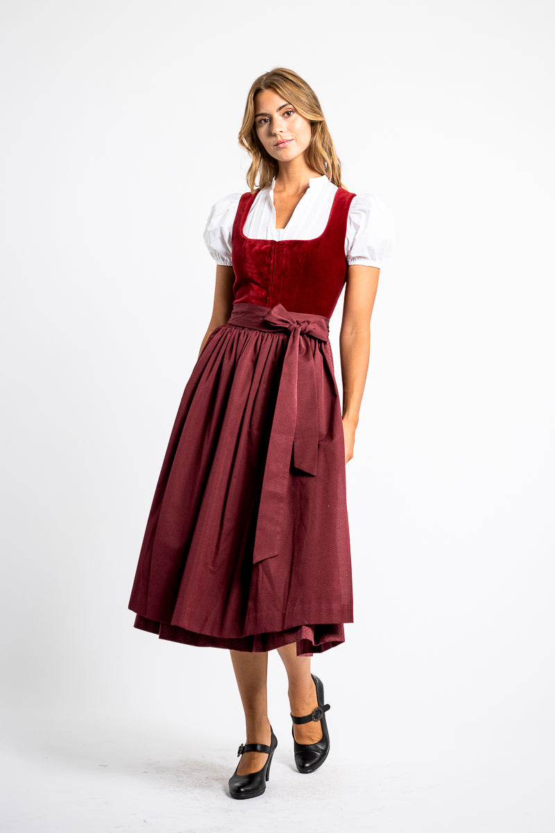 Hammerschmid Samtdirndl Plattensee 2007-29 rot
