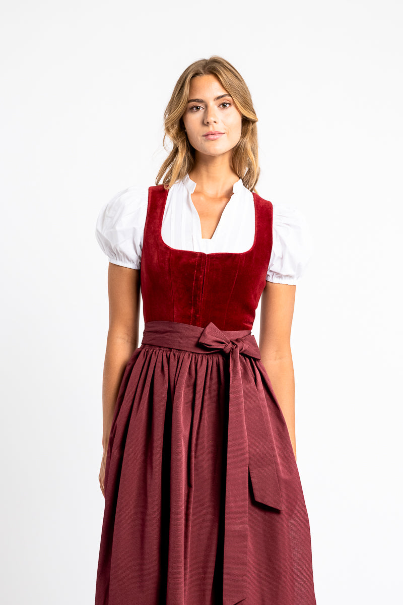 Hammerschmid Samtdirndl Plattensee 2007-29 rot