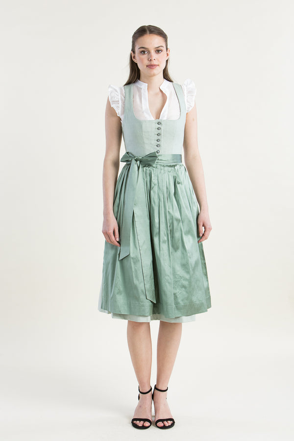 Hammerschmid Dirndl Pillersee hellgrün Rückansicht | Hammerschmid Dirndl Pillersee light green back view