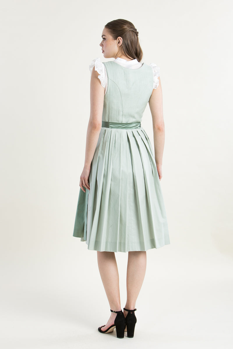 Hammerschmid Dirndl Pillersee hellgrün Detail | Hammerschmid Dirndl Pillersee light green detail
