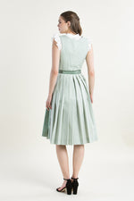 Hammerschmid Dirndl Pillersee hellgrün Detail | Hammerschmid Dirndl Pillersee light green detail