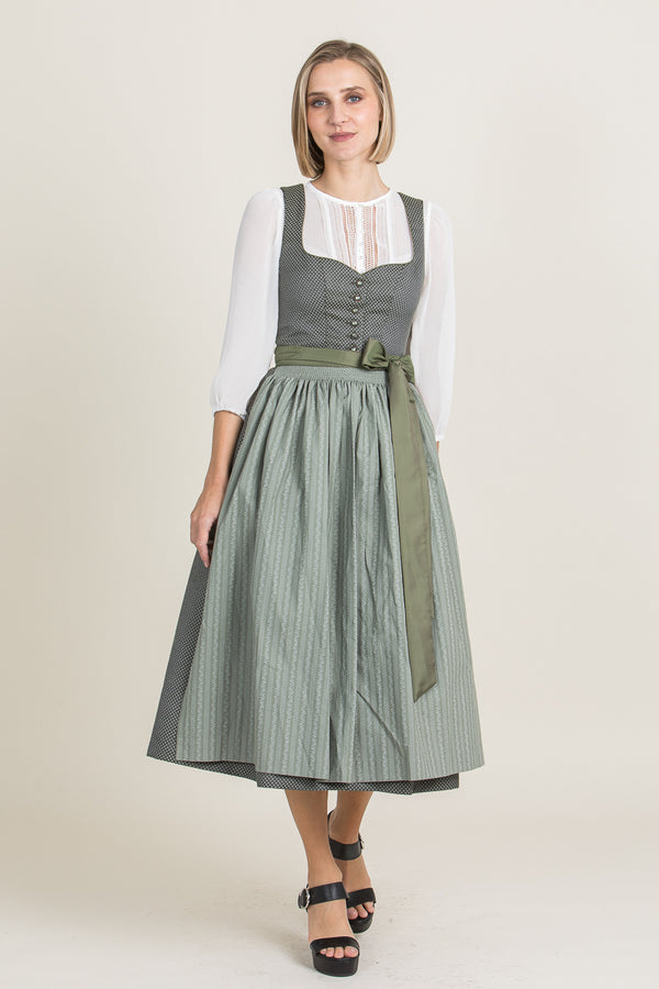 Hammerschmid Dirndl Rothsee oliv Detail Mieder | Hammerschmid Dirndl Rothsee olive bodice detail