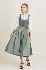 Hammerschmid Dirndl Rothsee oliv Detail Schürze | Hammerschmid Dirndl Rothsee olive apron detail