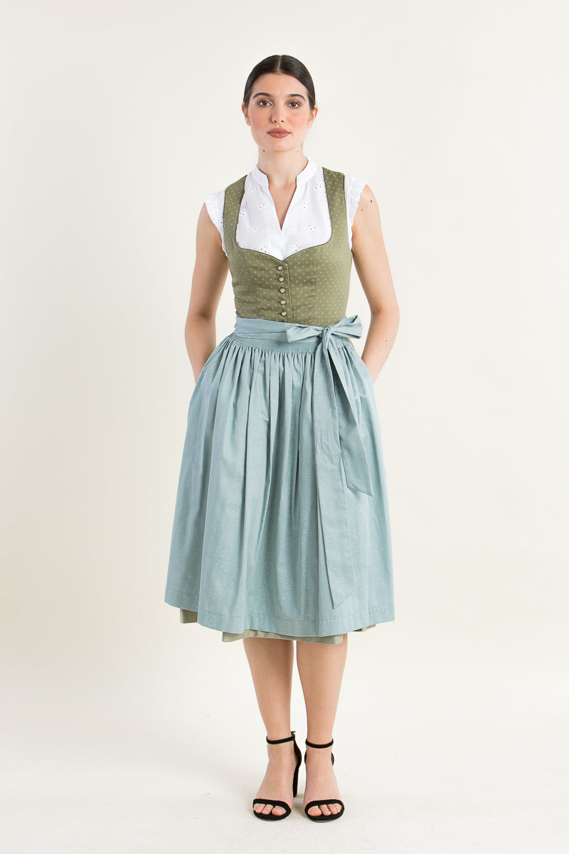 Hammerschmid Waschdirndl Rothsee grün Vorderansicht | Hammerschmid Wash Dirndl Rothsee green front view
