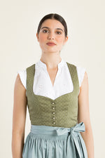 Hammerschmid Waschdirndl Rothsee grün Rückansicht | Hammerschmid Wash Dirndl Rothsee green back view