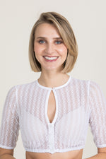 Hammerschmid Dirndlbluse Dunja weiß Detail | Hammerschmid dirndl blouse Dunja white detail