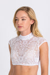 Hammerschmid Spitzen-Dirndlbluse Babsi weiß Vorderansicht | Hammerschmid Lace Dirndl Blouse Babsi White front view