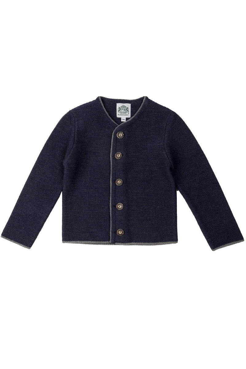 Hammerschmid Kinder Strickjanker Wals blau