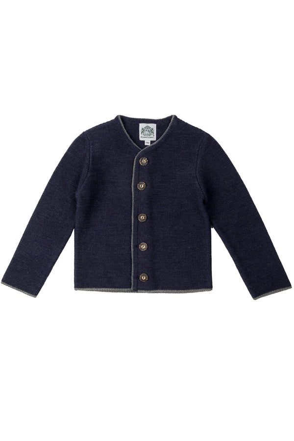 Hammerschmid Kinder Strickjanker Wals blau