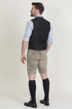 Hammerschmid Trachtenweste Niklas hellblau Getragen | Hammerschmid Trachtenweste Niklas light blue worn