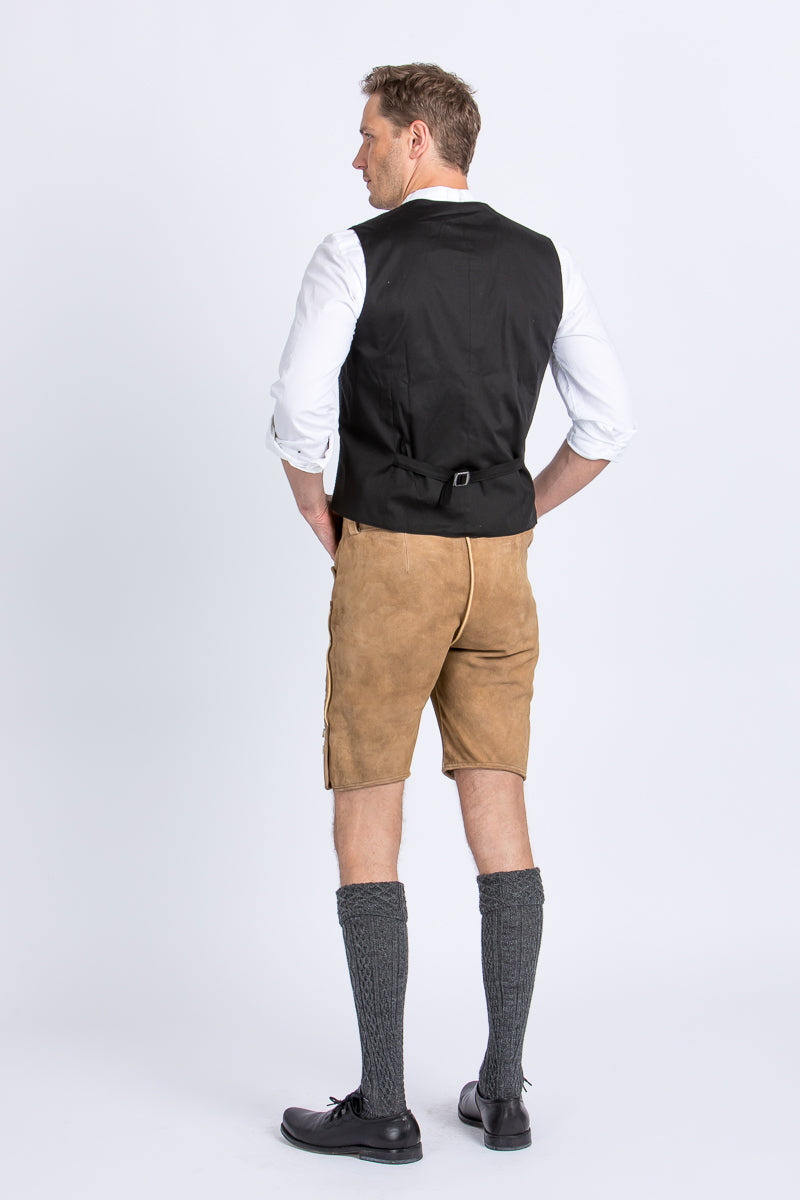 Hammerschmid Trachtenweste Fritz Marine Getragen | Hammerschmid Trachten Vest Fritz marine worn