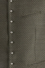 Hammerschmid Trachtenweste Georg oliv Rückansicht | Hammerschmid Trachtenweste Georg olive back view
