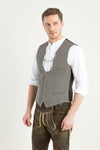 Hammerschmid Trachtenweste Carl beige Vorderansicht | Hammerschmid traditional vest Carl beige front view