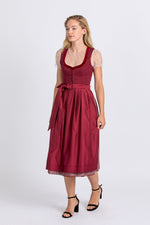 Heimatglück Dirndl Giulia vino Rückansicht | Heimatglück Dirndl Giulia vino back view