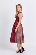 Heimatglück Dirndl Giulia vino Detail Schürze | Heimatglück Dirndl Giulia vino apron detail