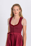Heimatglück Dirndlbluse Lisbeth weiß Vorderansicht | Heimatglück dirndl blouse Lisbeth white front view