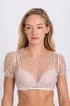 Heimatglück Dirndlbluse Lisbeth weiß Rückansicht | Heimatglück dirndl blouse Lisbeth white back view