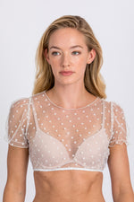 Heimatglück Dirndlbluse Lisbeth weiß Rückansicht | Heimatglück dirndl blouse Lisbeth white back view