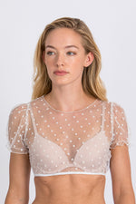 Heimatglück Dirndlbluse Lisbeth weiß Detail | Heimatglück dirndl blouse Lisbeth white detail