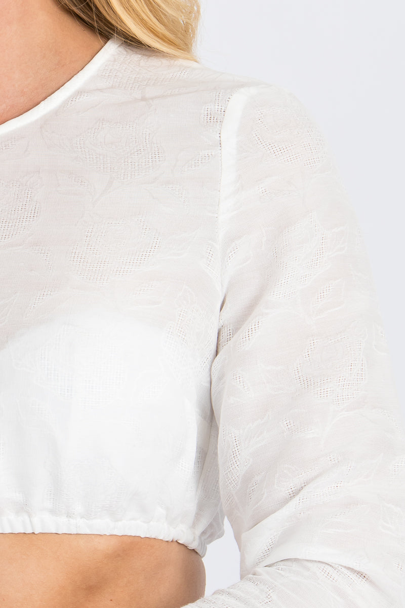 Heimatglück Dirndlbluse Rosa creme Detail Stoff | Heimatglück dirndl blouse Rosa cream fabric detail