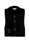 Heimatglück Trachtenhemd Luis schwarz Vorderansicht | Heimatglück Trachten Shirt Luis black front view