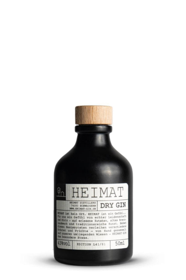 Heimat Distillers Dry Gin Miniatur 50ml Flasche | Heimat Distillers Dry Gin miniature 50ml bottle