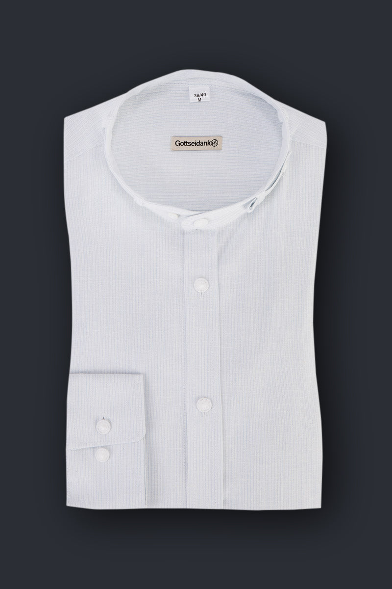 Gottseidank Trachtenhemd Lenz atlantik Detail | Gottseidank Bavarian shirt Lenz atlantic blue detail