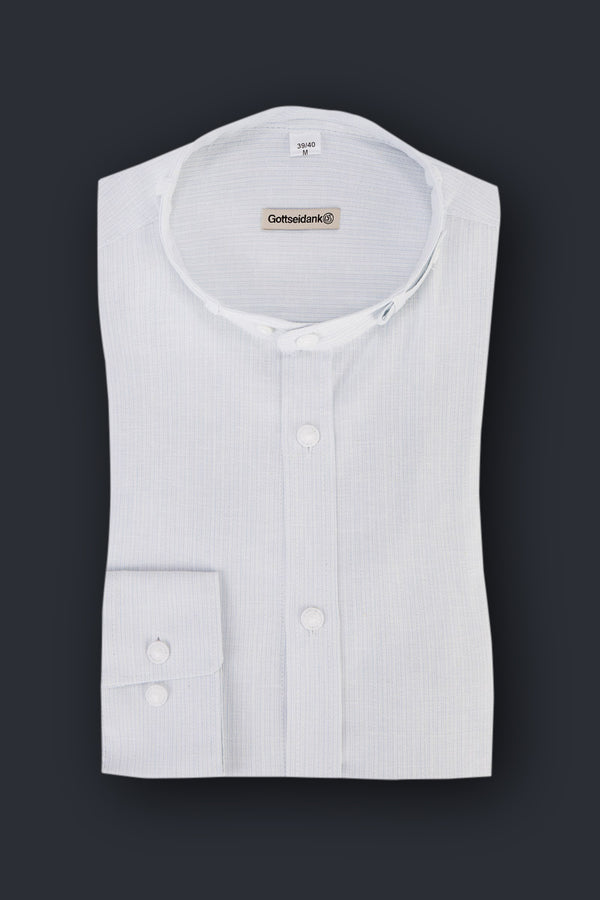 Gottseidank Trachtenhemd Lenz atlantik Detail | Gottseidank Bavarian shirt Lenz atlantic blue detail