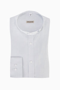 Gottseidank Trachtenhemd Lenz atlantik Vorderansicht | Gottseidank Bavarian shirt Lenz atlantic blue front view